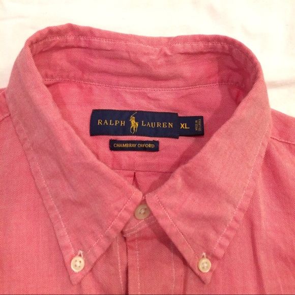 Polo Ralph Lauren Other - Men’s Polo Ralph Lauren Chambray OxFord, Pink, XL